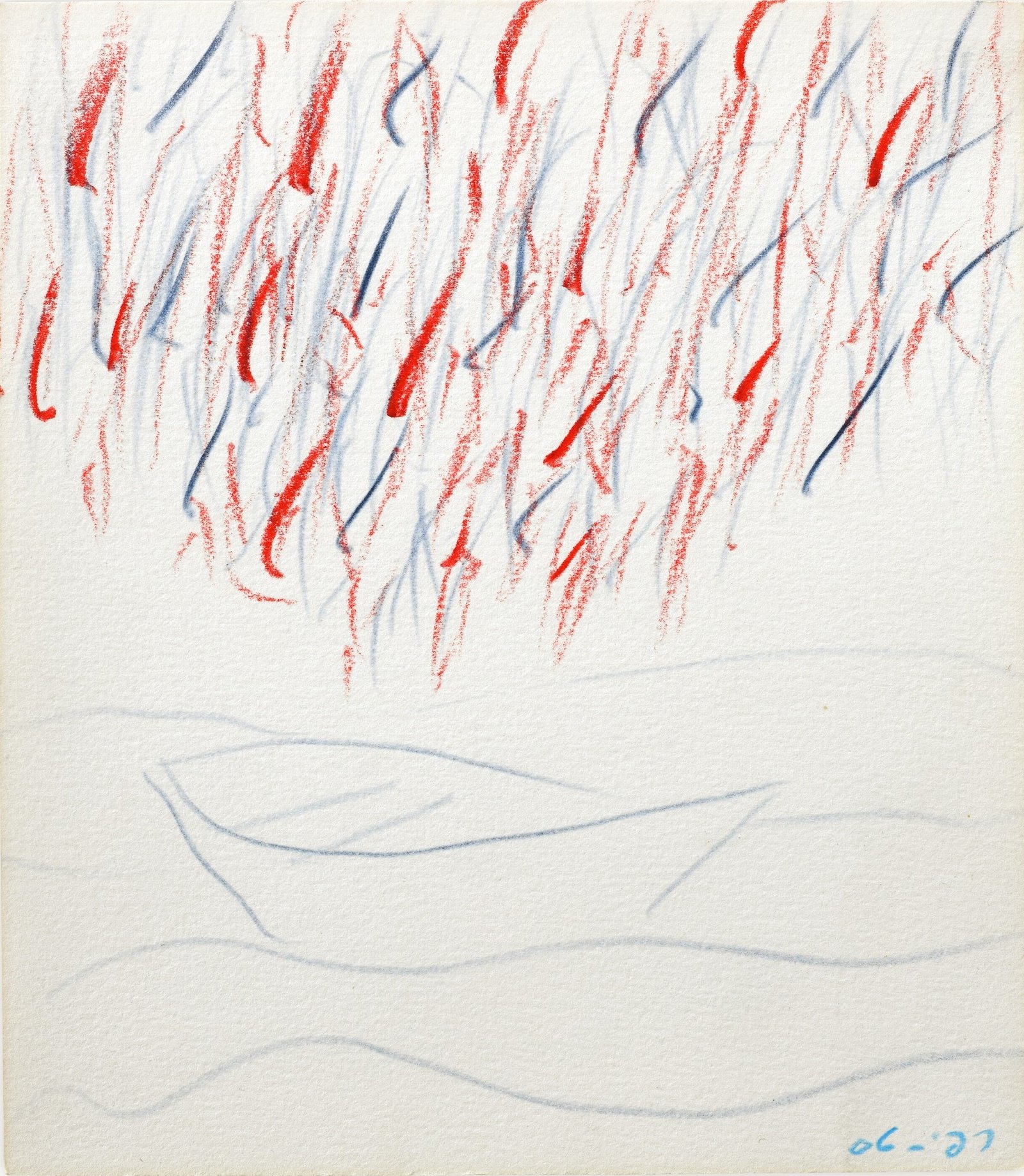 Raffi Lavie, Untitled, 2006, Colour pencil on paper, 21.5x18.5 cm (8)